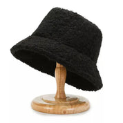 Women's Bucket Hat - Cozy Lambswool Teddy Hat for Women 0
