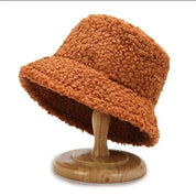 Women's Bucket Hat - Cozy Lambswool Teddy Hat for Women 3
