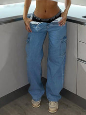 Women's Cargo Jeans 3