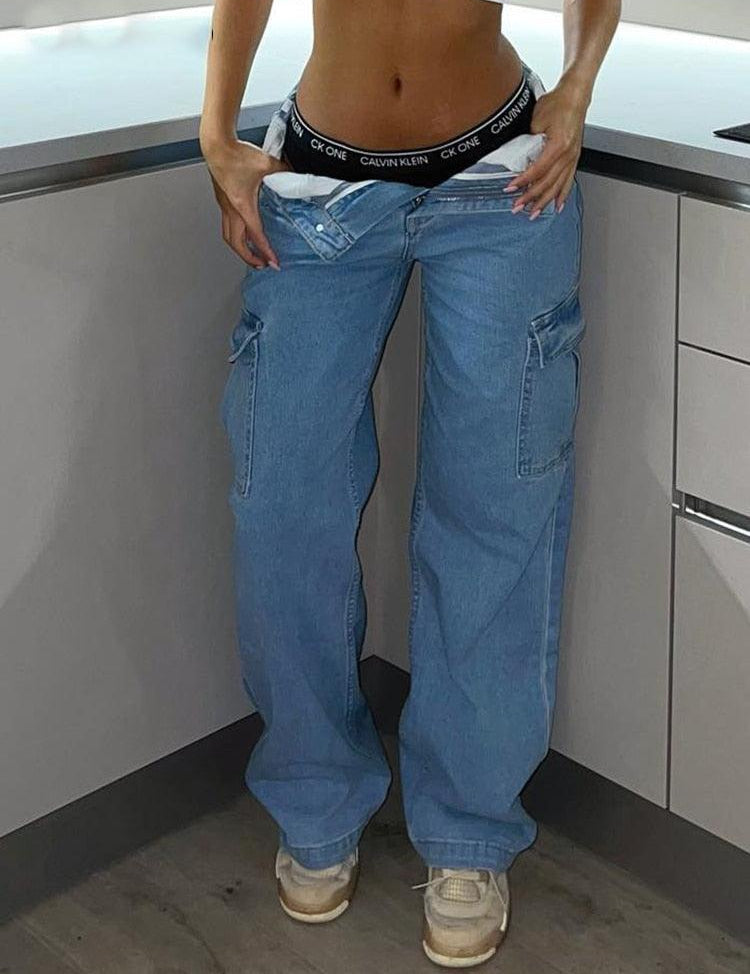 Women's Cargo Jeans 3