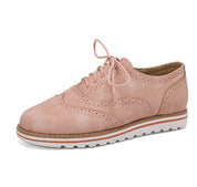 Women's Casual Lace-Up Vegan Leather Shoes 0