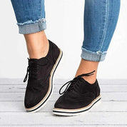 Women's Casual Lace-Up Vegan Leather Shoes 3