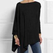 Women's Casual O-Neck Long Sleeve Top for Autumn Layering 0