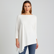 Women's Casual O-Neck Long Sleeve Top for Autumn Layering