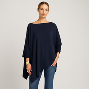 Women's Casual O-Neck Long Sleeve Top for Autumn Layering