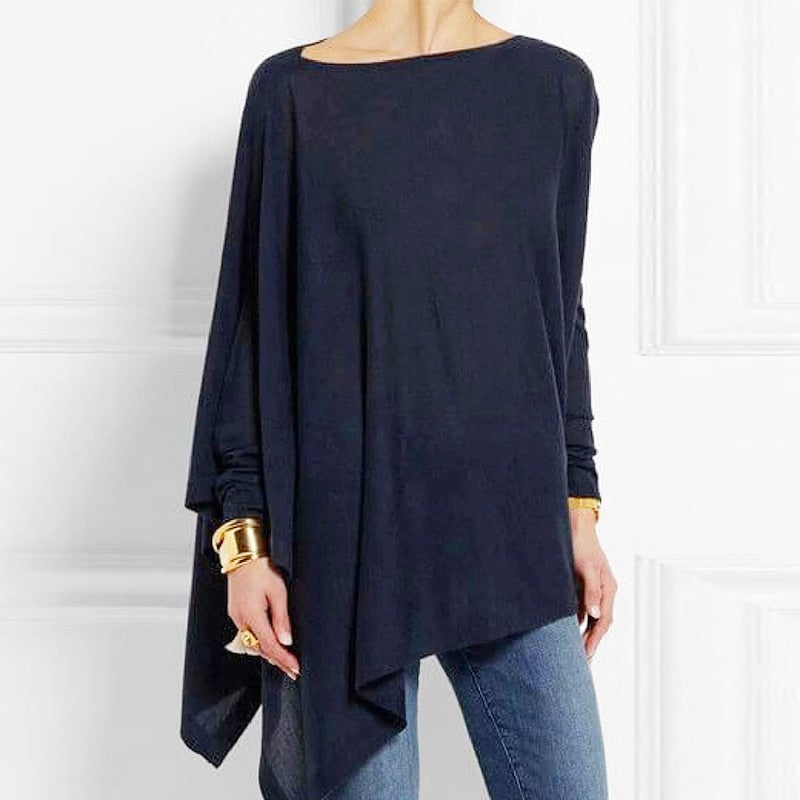 Women's Casual O-Neck Long Sleeve Top for Autumn Layering 6