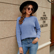 Women's Chenille Sweater - Cozy Pullover for Casual and Professional Wear 1