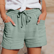 Women's Cotton Summer Shorts - Lightweight, Flattering Fit, Versatile Design 0