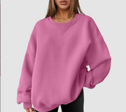Women's Cozy Autumn Sweater - Soft, Breathable Fabric, Versatile Design 1