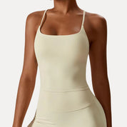 Women's Cross-Back Tank Top 0