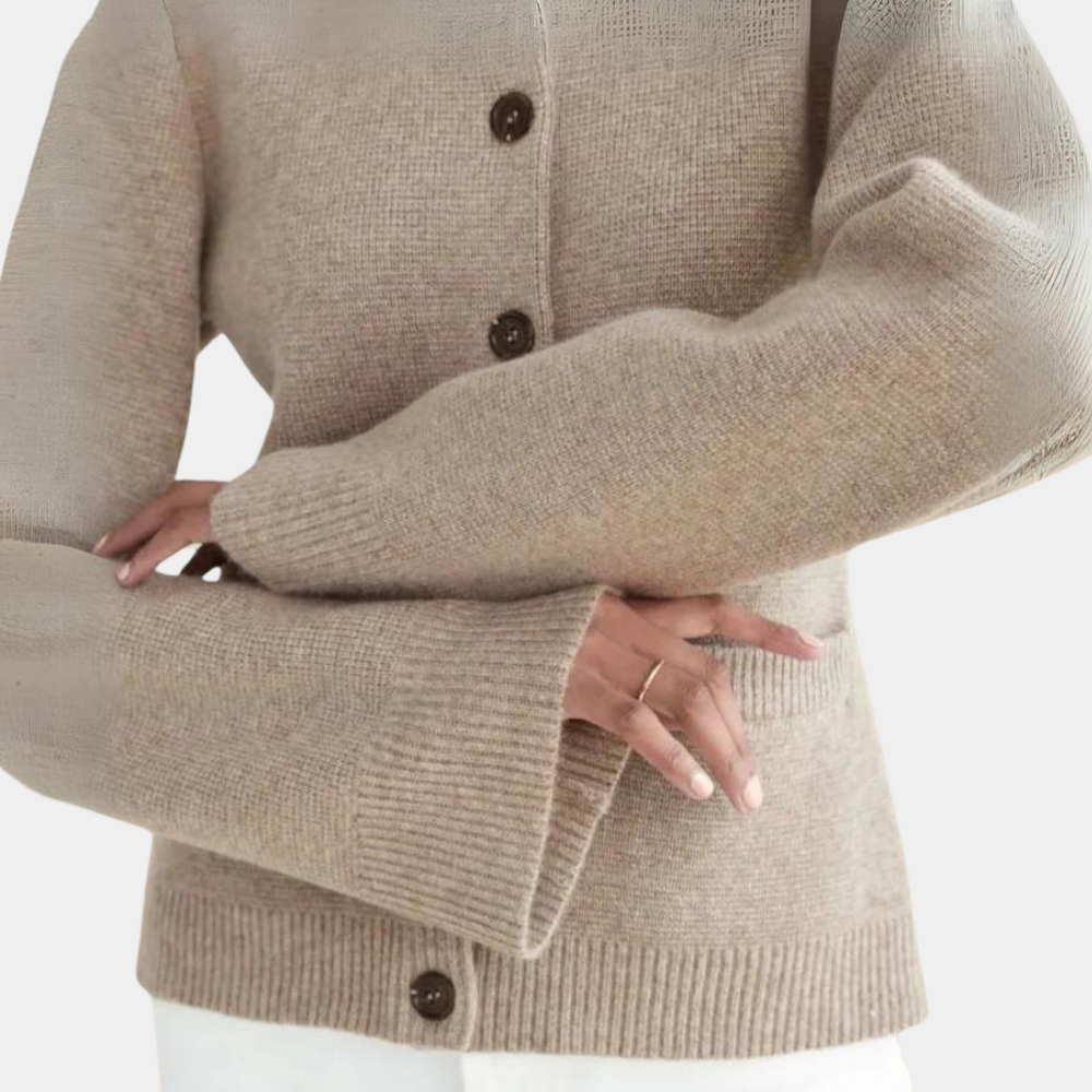 Women's Elegant Cardigan - Lightweight Layering Piece for Fall & Winter 3