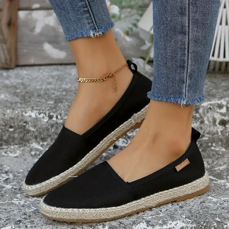 Women's Espadrilles Flat Canvas Shoes for Casual Summer Wear 5