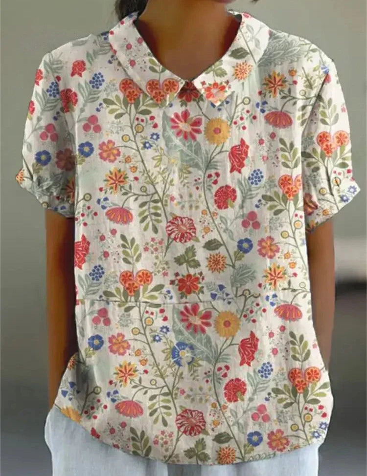 Women's Floral Print Blouse - Long Sleeve Summer Tops for Women 10