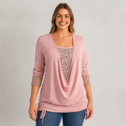 Women's Glitter Blouse for Evening Wear and Special Occasions