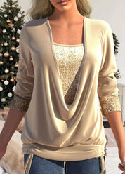 Women's Glitter Blouse for Evening Wear and Special Occasions 4