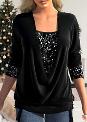 Women's Glitter Blouse for Evening Wear and Special Occasions 5