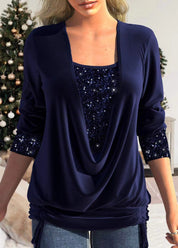 Women's Glitter Blouse for Evening Wear and Special Occasions 6