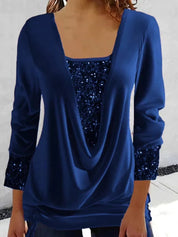 Women's Glitter Blouse for Evening Wear and Special Occasions 7