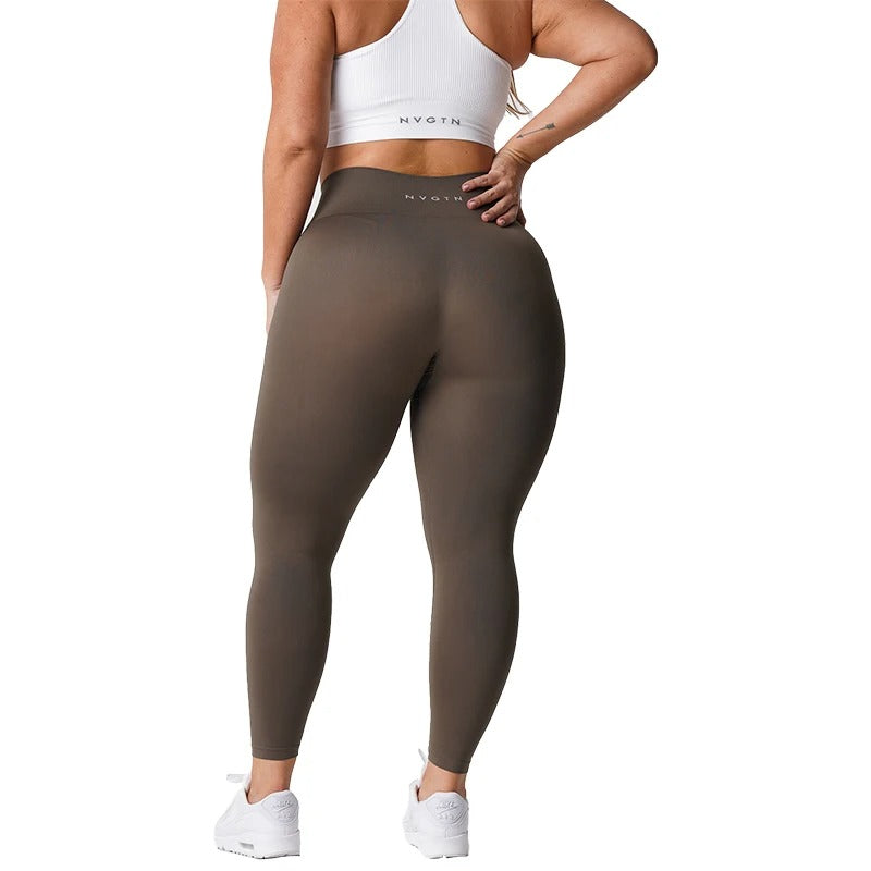 Women's Gym Leggings - Seamless Black Leggings for Sports and Yoga 9