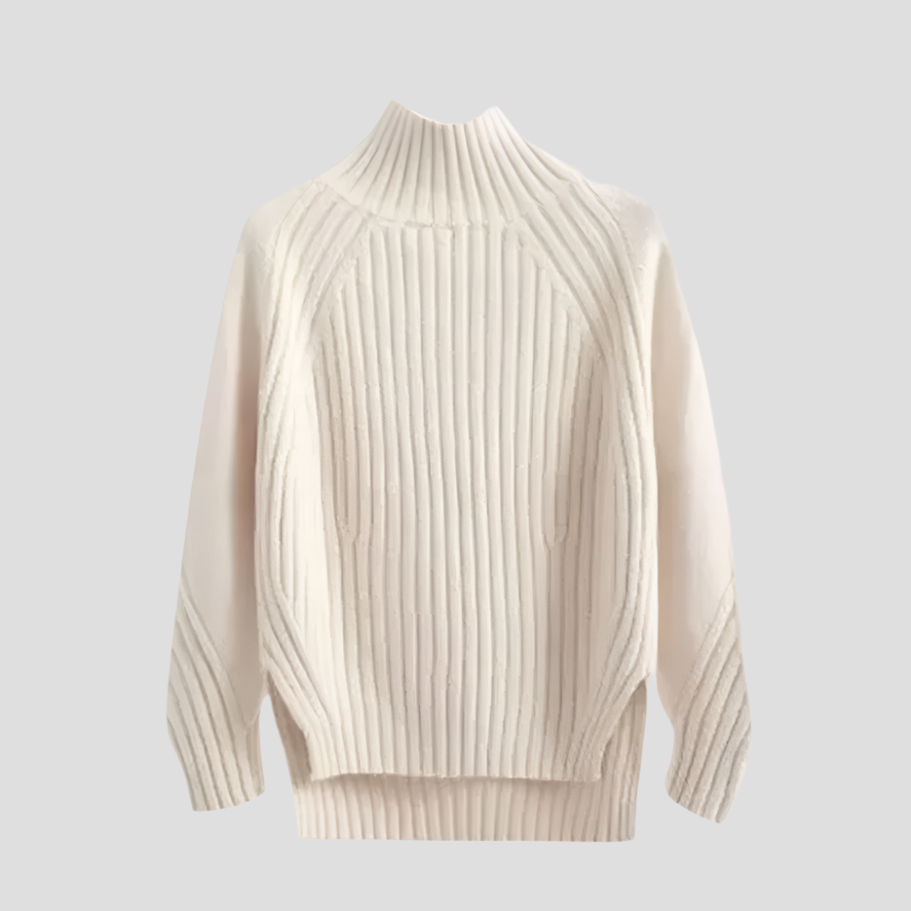 Women's High-Neck Sweater 1
