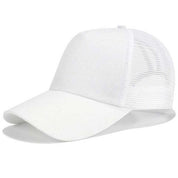 Women's High Ponytail Baseball Cap with Adjustable Fit and Breathable Mesh 16