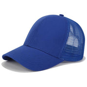 Women's High Ponytail Baseball Cap with Adjustable Fit and Breathable Mesh 18