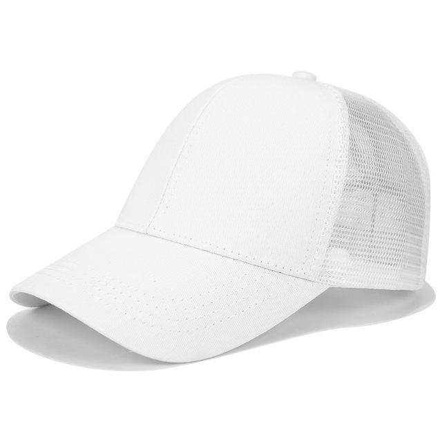 Women's High Ponytail Baseball Cap with Adjustable Fit and Breathable Mesh 21