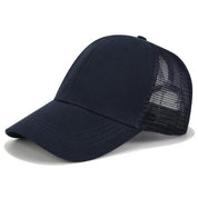 Women's High Ponytail Baseball Cap with Adjustable Fit and Breathable Mesh 22