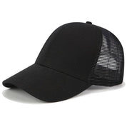 Women's High Ponytail Baseball Cap with Adjustable Fit and Breathable Mesh 3
