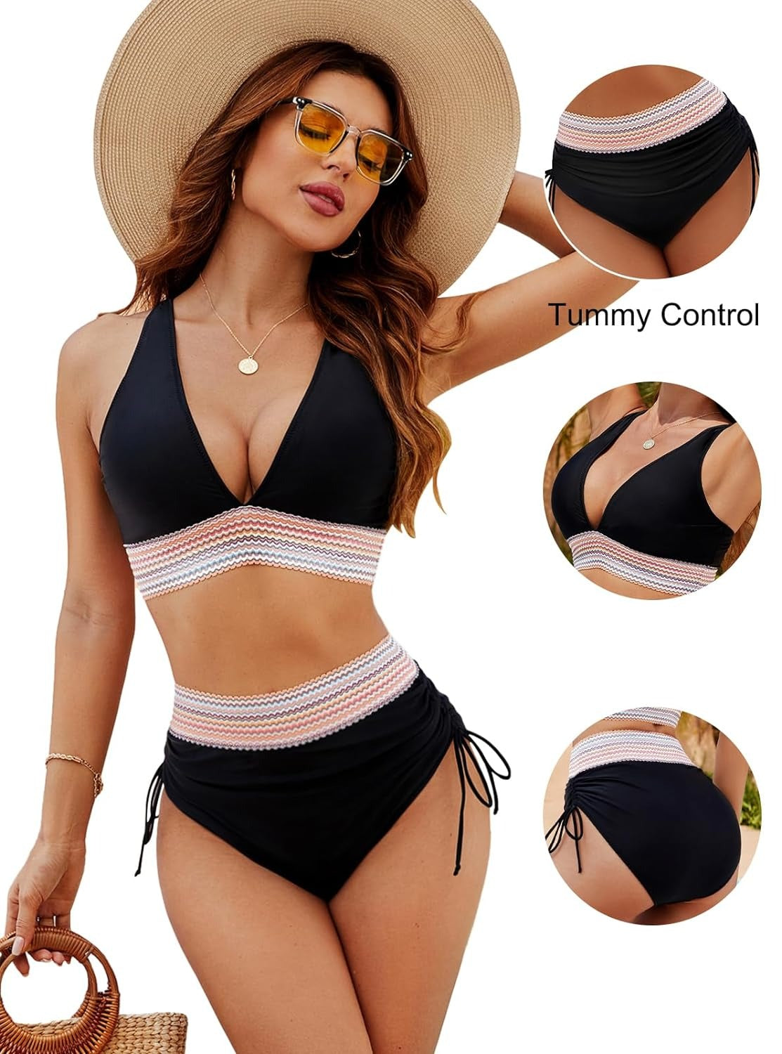 Women's High Waist Bikini with Abdominal Control 5