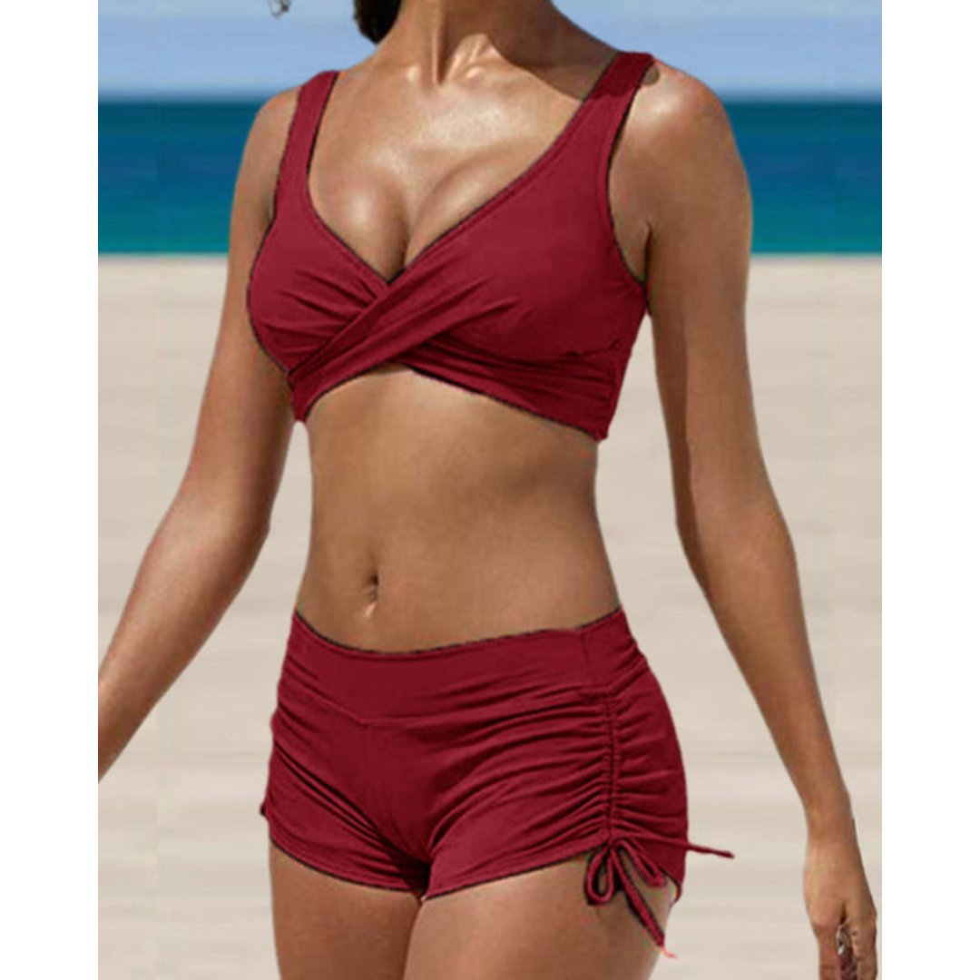 Women's High Waisted Bikini Set - Two Piece Swim Suit for Summer 2