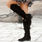Women's Knee High Boots with Zipper Closure for Comfort and Style 2