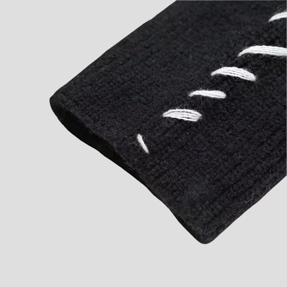 Women's Knitted High-Neck Sweater - Comfortable Long Sleeve Sweater 5