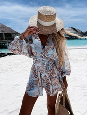 Women's Lace Playsuit - Summer Jumpsuit for Casual Outings and Beach Vacations 0
