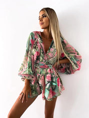 Women's Lace Playsuit - Summer Jumpsuit for Casual Outings and Beach Vacations 2