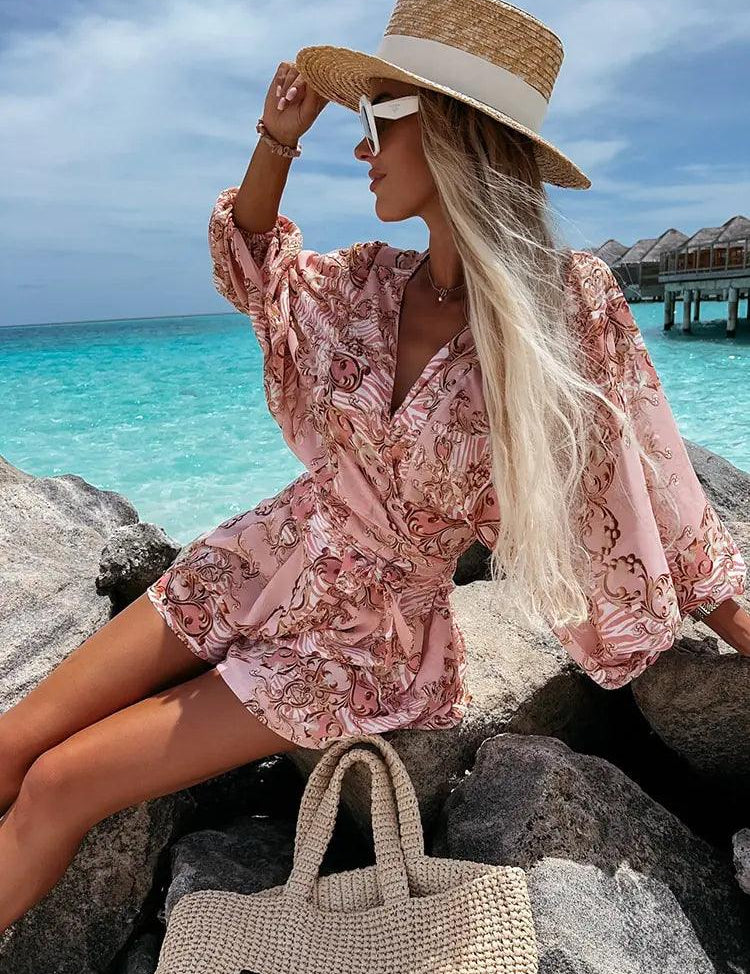 Women's Lace Playsuit - Summer Jumpsuit for Casual Outings and Beach Vacations 5