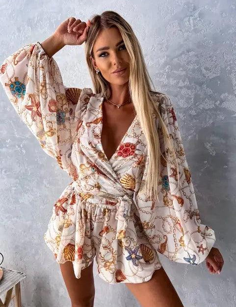 Women's Lace Playsuit - Summer Jumpsuit for Casual Outings and Beach Vacations 8