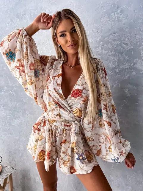 Women's Lace Playsuit - Summer Jumpsuit for Casual Outings and Beach Vacations 8