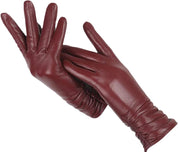 Women's Leather Gloves - Classic Style with Soft Wool Lining for Comfort 3