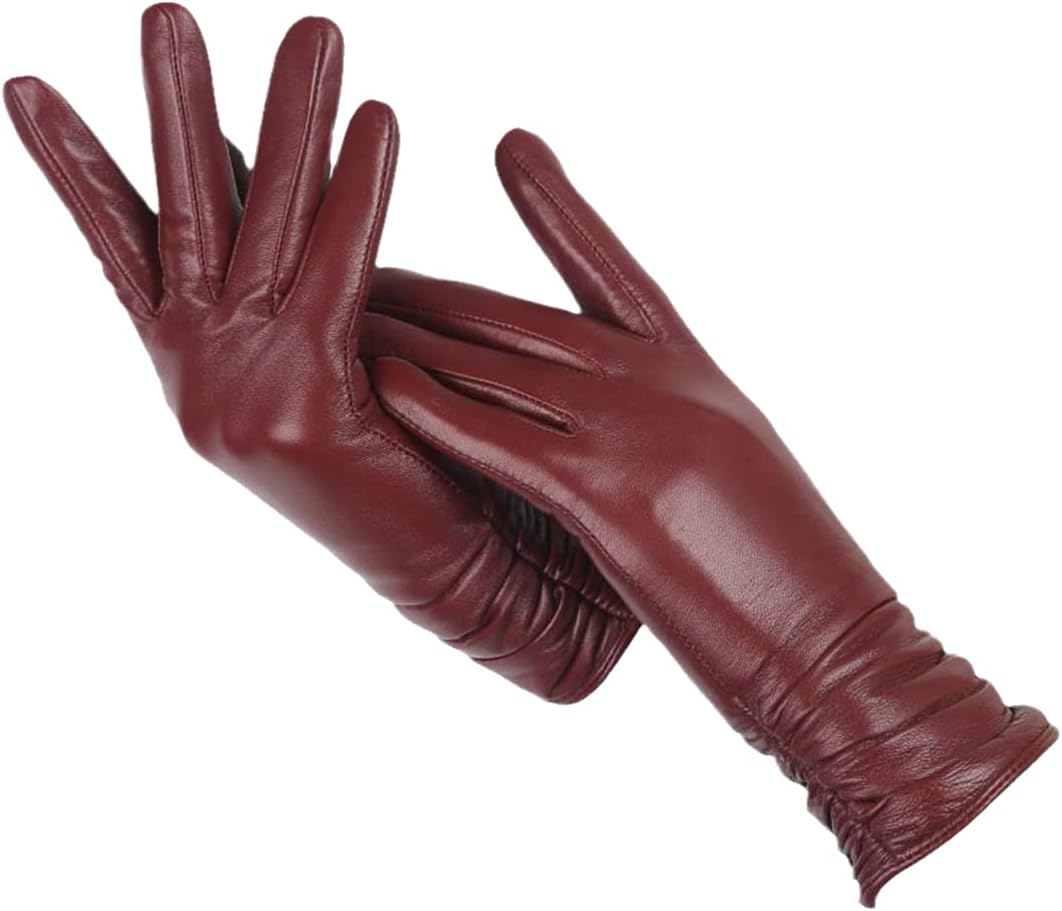Women's Leather Gloves - Classic Style with Soft Wool Lining for Comfort 3