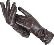 Women's Leather Gloves - Classic Style with Soft Wool Lining for Comfort 5