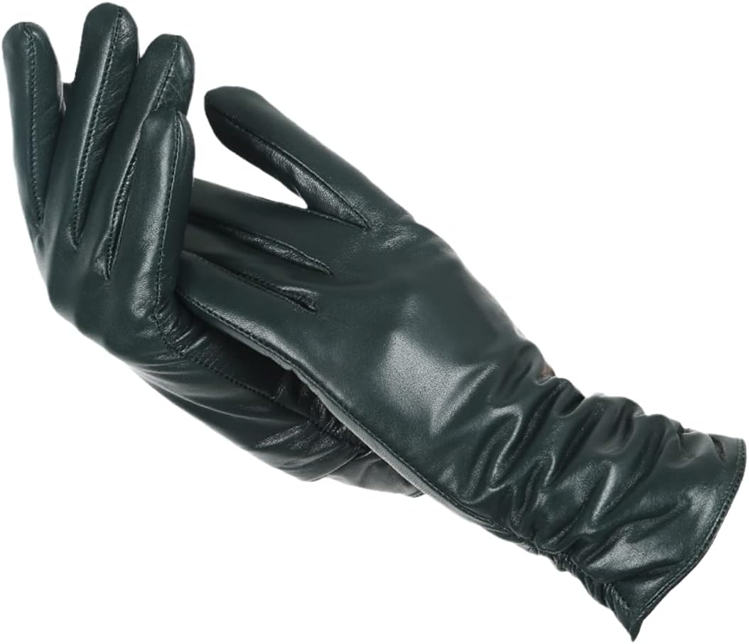 Women's Leather Gloves - Classic Style with Soft Wool Lining for Comfort 6