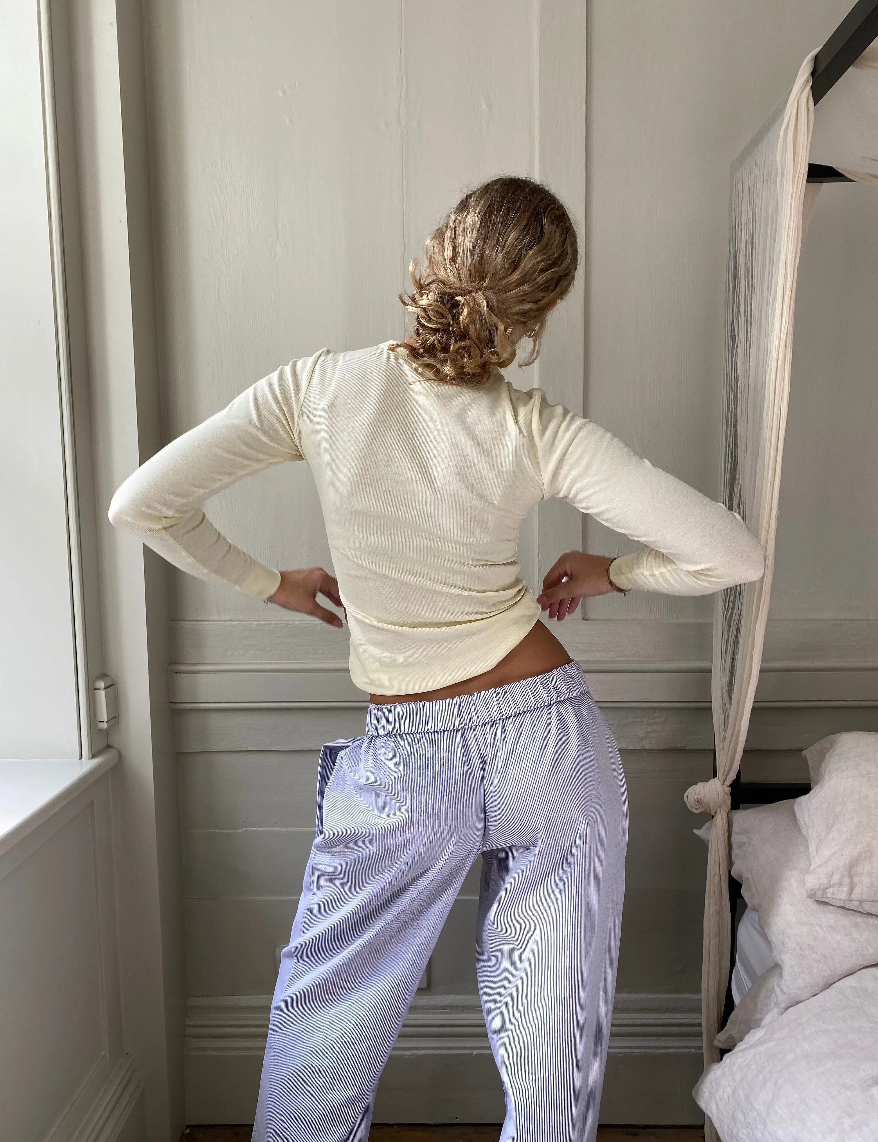 Women's Lounge Trousers with Pockets and Adjustable Waistband 8