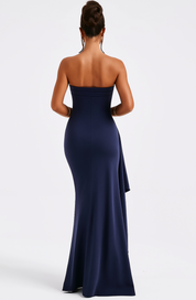 Women's Off-Shoulder Twisted Maxi Dress for Formal Occasions 1