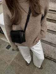 Women's Oversized Fluffy Knit Jumper - Soft, Cozy Casual Wear 2