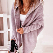 Women's Oversized Long Cardigan - Cozy Hooded Design for Casual Wear 12