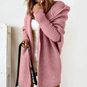 Women's Oversized Long Cardigan - Cozy Hooded Design for Casual Wear 6