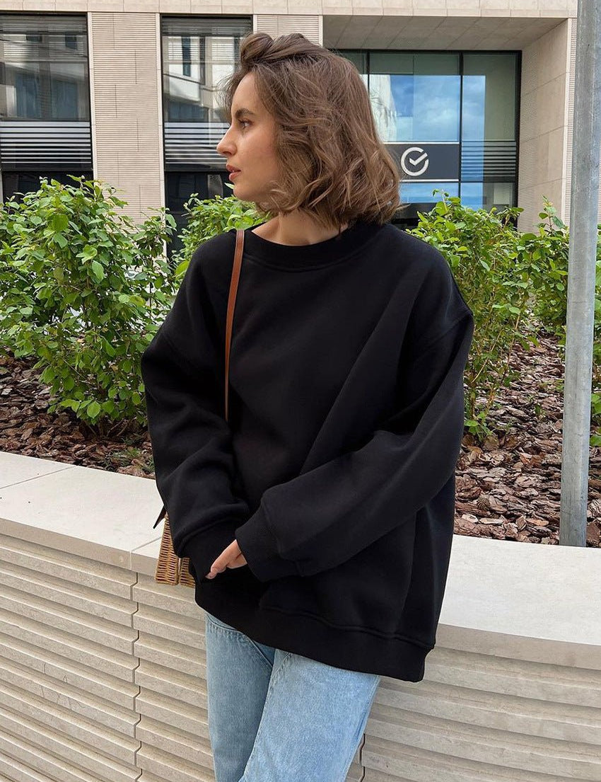 Women's Oversized Sweater - Casual Loose Fit Pullover for Everyday Wear 0