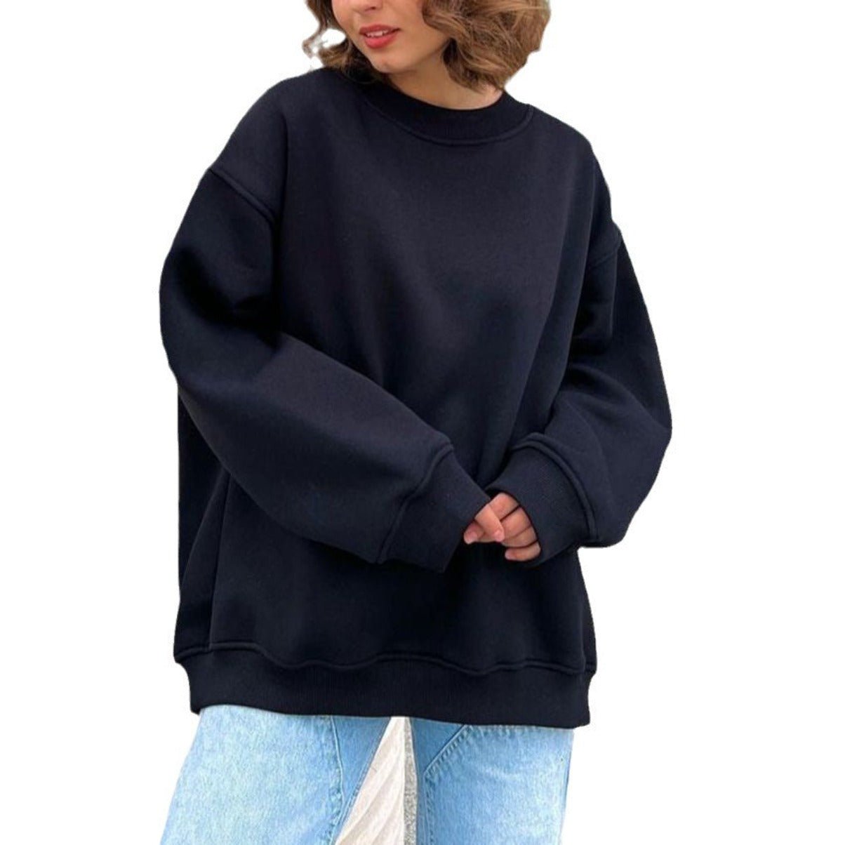 Women's Oversized Sweater - Casual Loose Fit Pullover for Everyday Wear 1