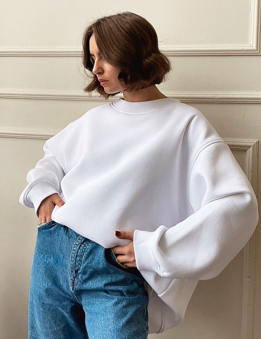 Women's Oversized Sweater - Casual Loose Fit Pullover for Everyday Wear 12